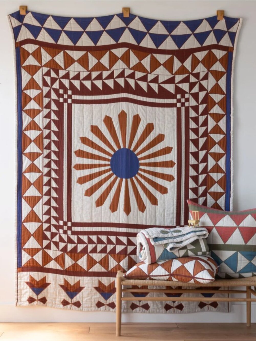 ISO Schoolhouse X Rachel Murray quilt in Tawny
